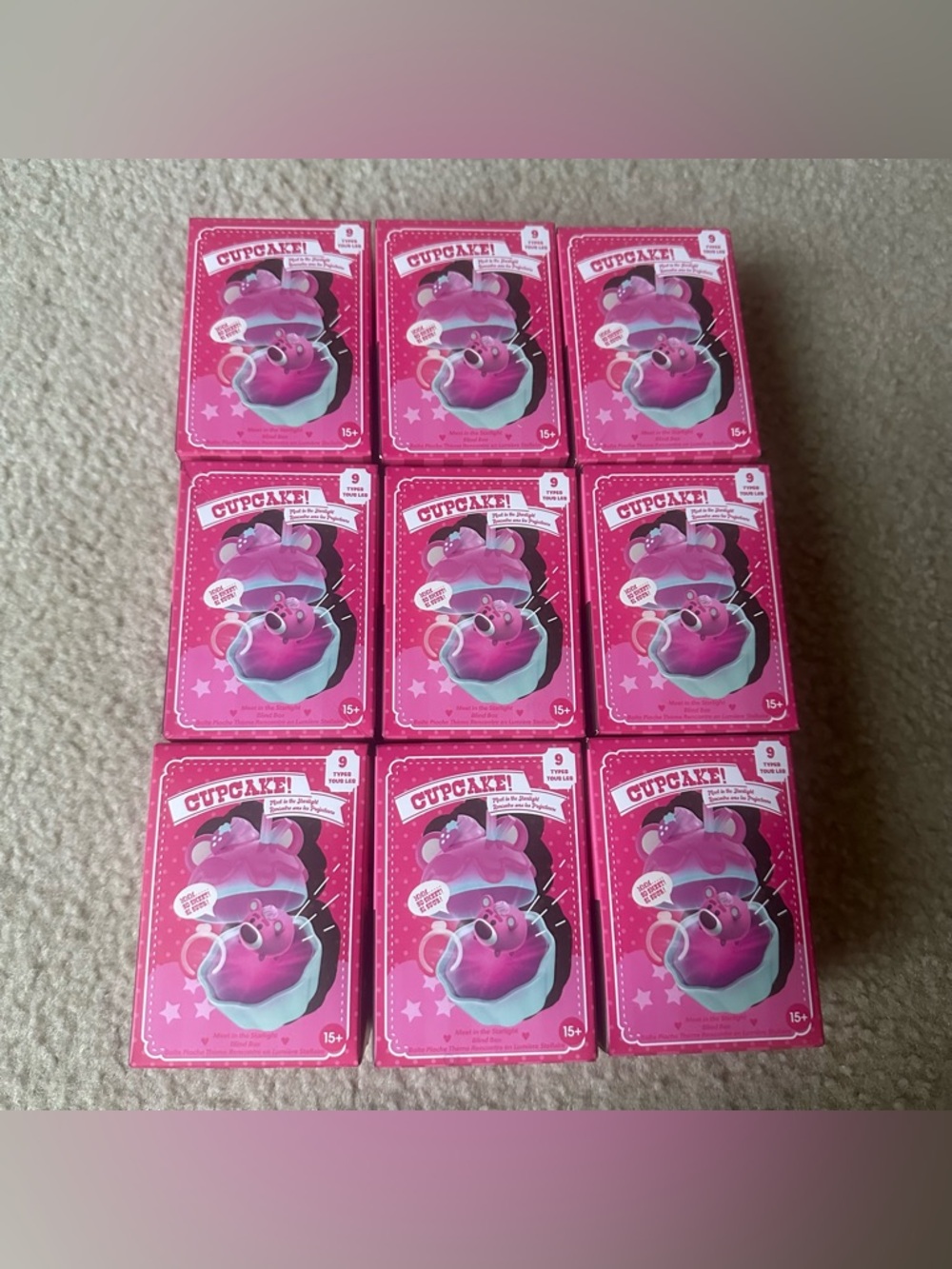 Miniso Disney tsum tsum cupcake blind box bundle (9)